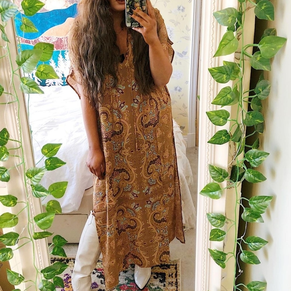 New Novella Royale Margot Caftan Rust Moroccan Sun - Picture 7 of 16